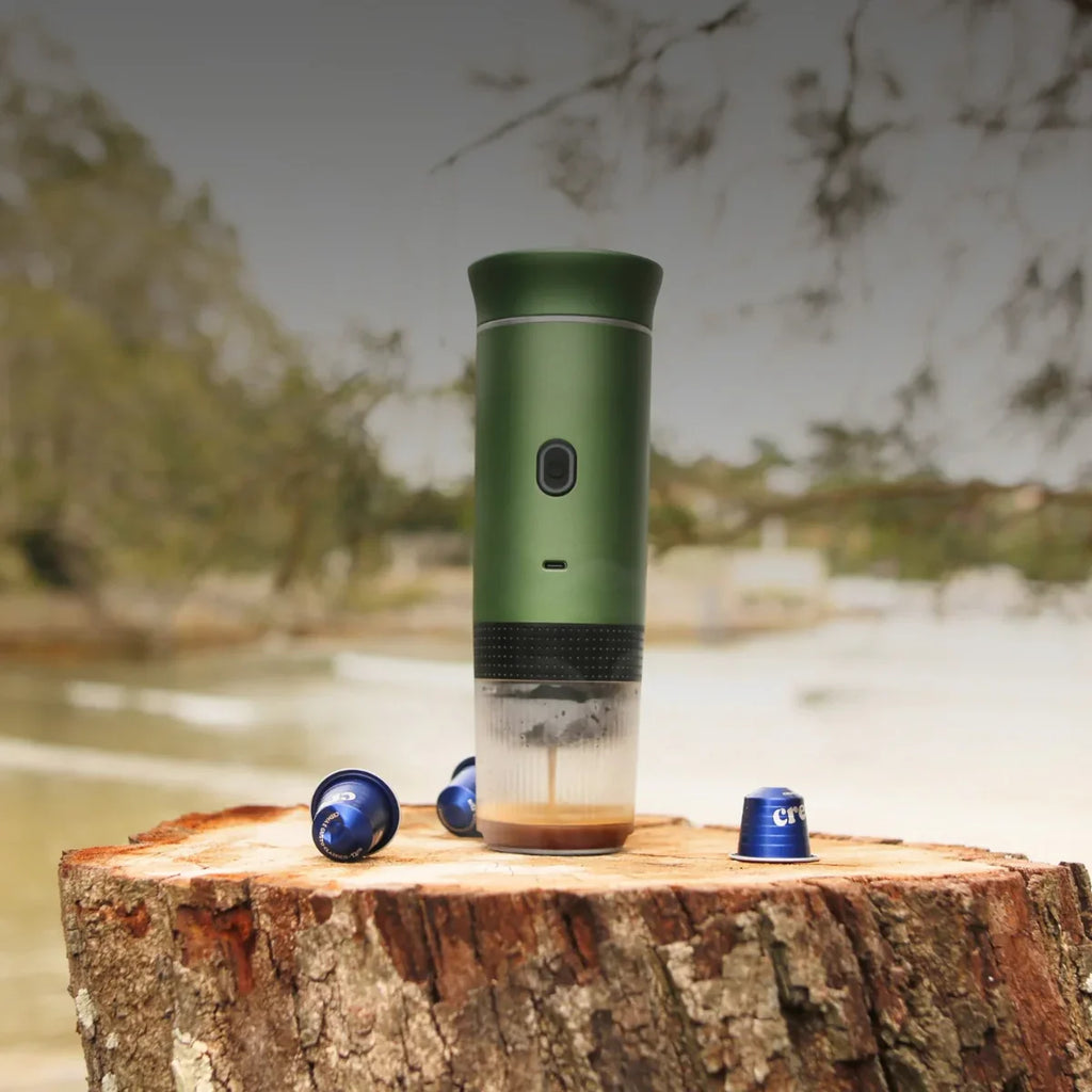 GoPresso Pulse™ – Přenosný espresso kávovar na kapsle i mletou kávu