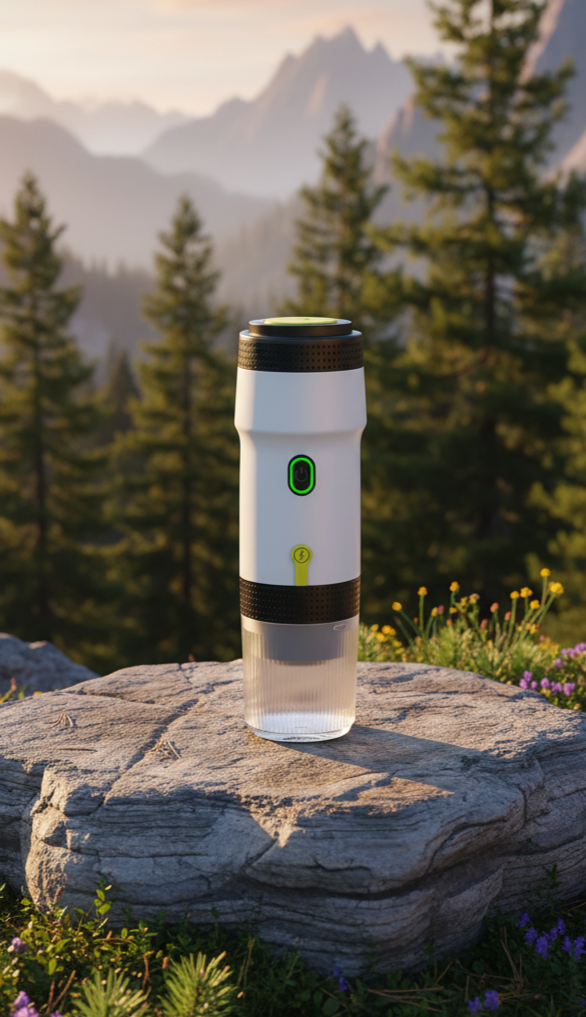 GoPresso Outdoor™ – Přenosný outdoor kávovar na kapsle i mletou kávu