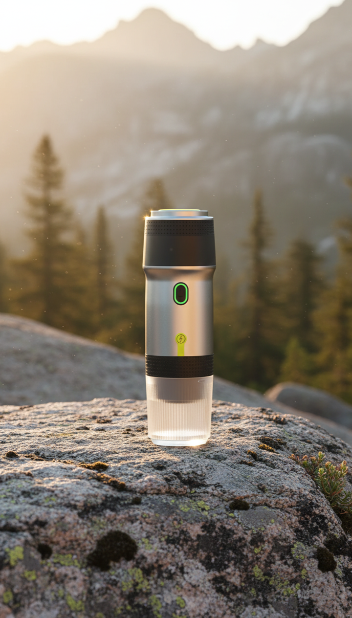 GoPresso Outdoor™ – Přenosný outdoor kávovar na kapsle i mletou kávu