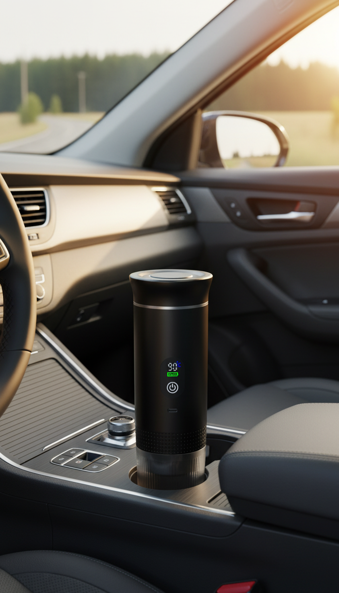 GoPresso Power™ – Přenosný espresso kávovar na kapsle i mletou kávu