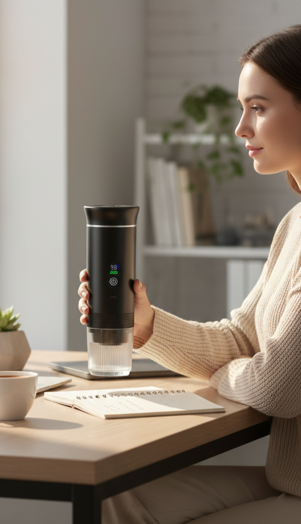 GoPresso Power™ – Přenosný espresso kávovar na kapsle i mletou kávu